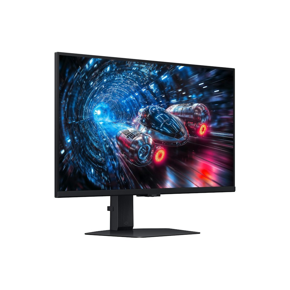 A large main feature product image of Samsung Odyssey G7 G70F - 27" 4K 2160p 180Hz 1ms IPS Gaming Monitor