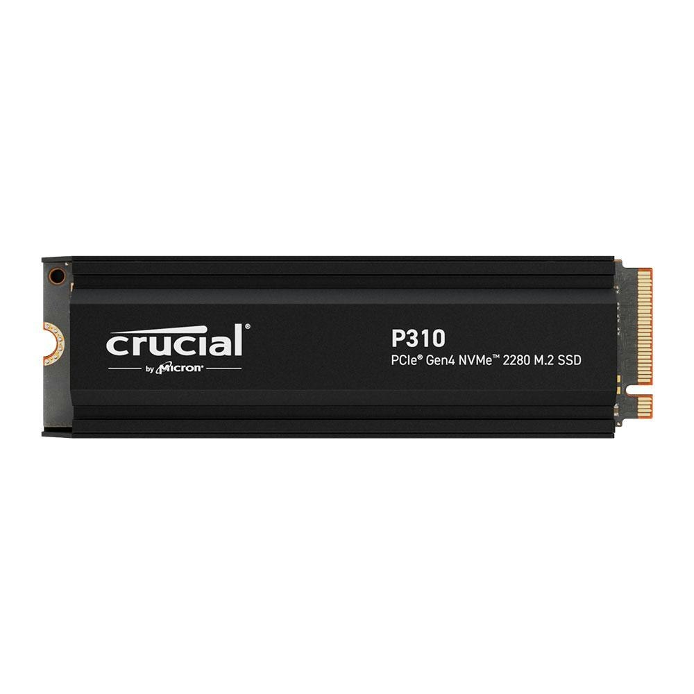 A large main feature product image of Crucial P310 w/Heatsink PCIe Gen4 NVMe 2280 M.2 SSD - 2TB