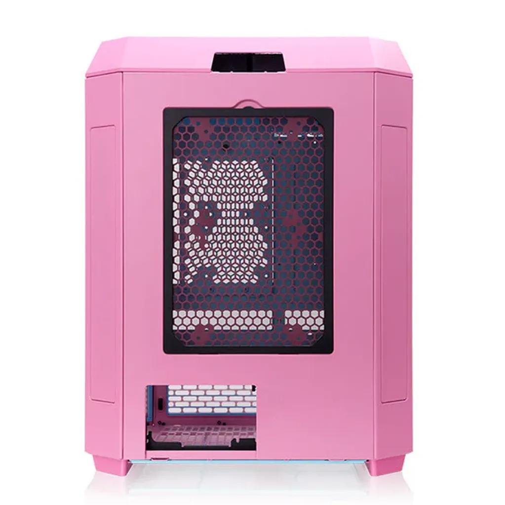 A large main feature product image of Thermaltake The Tower 600 - Mid Tower Case (Bubble Pink)