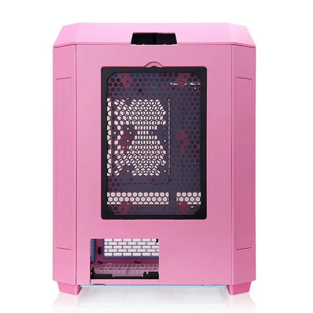 A large main feature product image of Thermaltake The Tower 600 - Mid Tower Case (Bubble Pink)