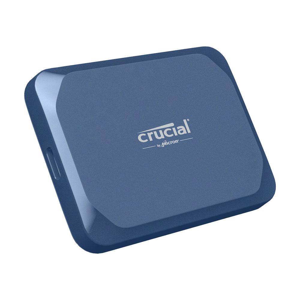 A large main feature product image of Crucial X10 USB Type-C Portable External SSD - 1TB - Blue