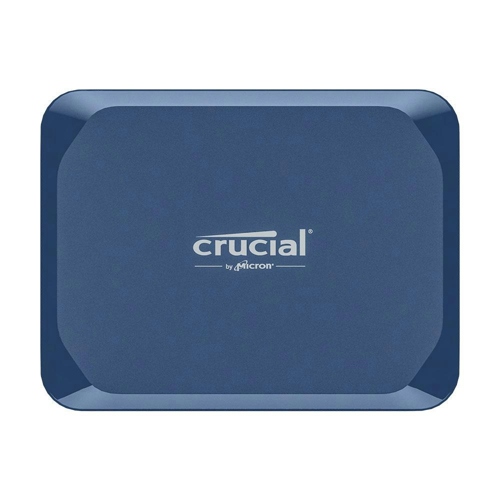 A large main feature product image of Crucial X10 USB Type-C Portable External SSD - 1TB - Blue
