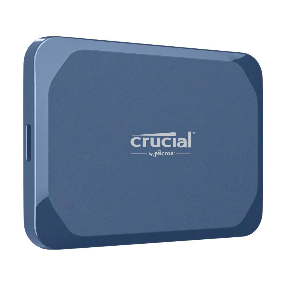 A large main feature product image of Crucial X10 USB Type-C Portable External SSD - 2TB - Blue