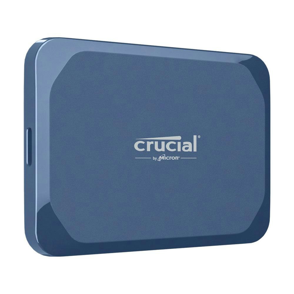 A large main feature product image of Crucial X10 USB Type-C Portable External SSD - 2TB - Blue