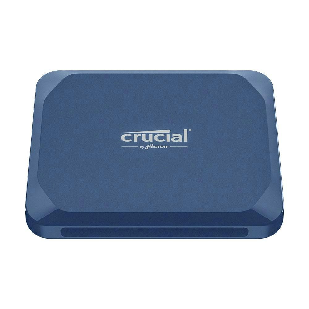 A large main feature product image of Crucial X10 USB Type-C Portable External SSD - 6TB - Blue