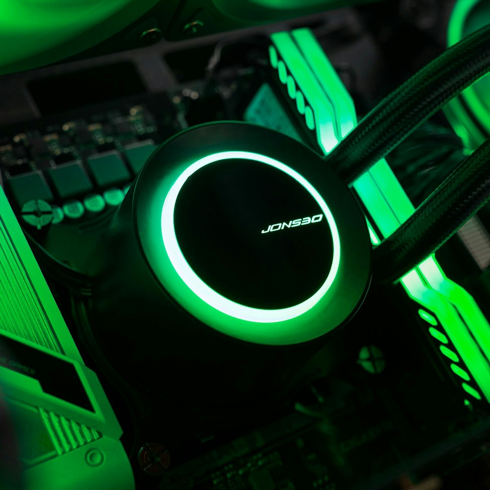 A large main feature product image of PLE Aurora RTX 5060 Ti Prebuilt Ready To Go Gaming PC