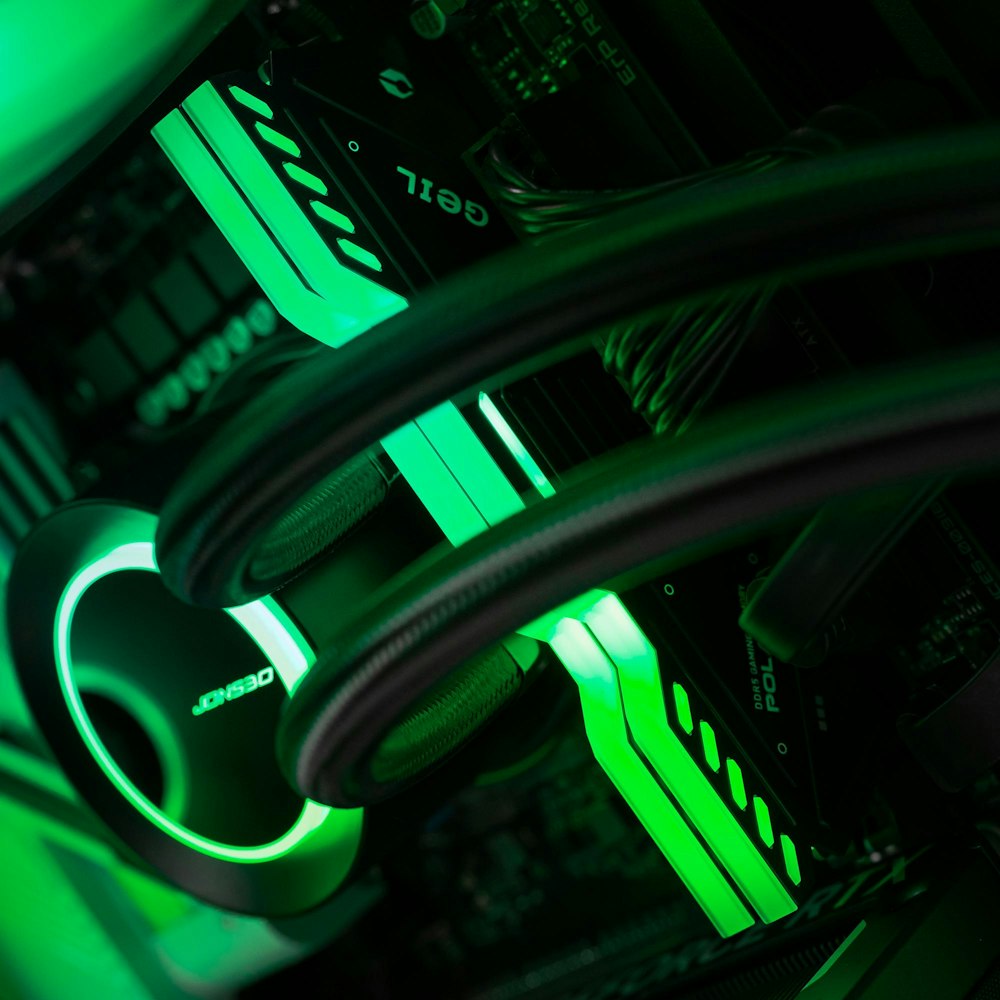 A large main feature product image of PLE Aurora RTX 5060 Ti Prebuilt Ready To Go Gaming PC