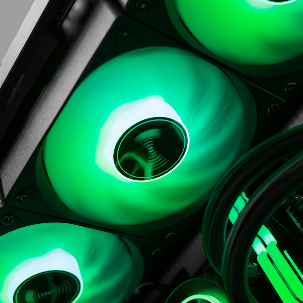 A large main feature product image of PLE Aurora RTX 5060 Ti Prebuilt Ready To Go Gaming PC