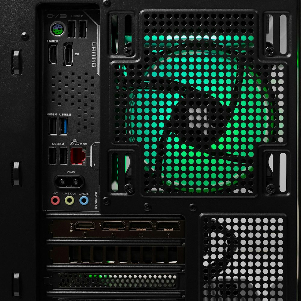 A large main feature product image of PLE Aurora RTX 5060 Ti Prebuilt Ready To Go Gaming PC