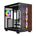 A product image of Thermaltake View 380 XL WS ARGB Mid Tower Case Wood Edition (Black)