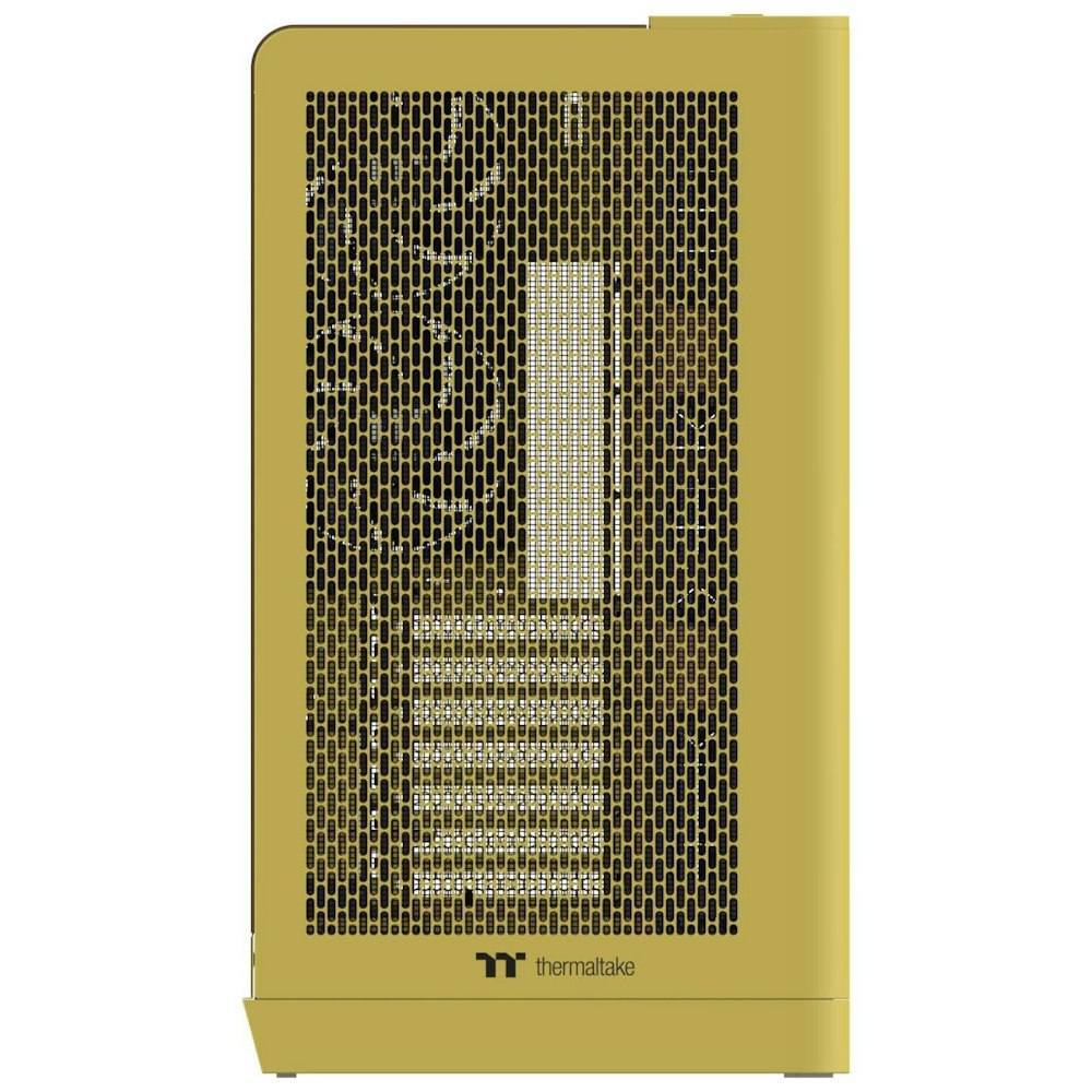 A large main feature product image of Thermaltake View 390 Air Curved Tempered Glass ATX Mid Tower Case (Butter Caramel)