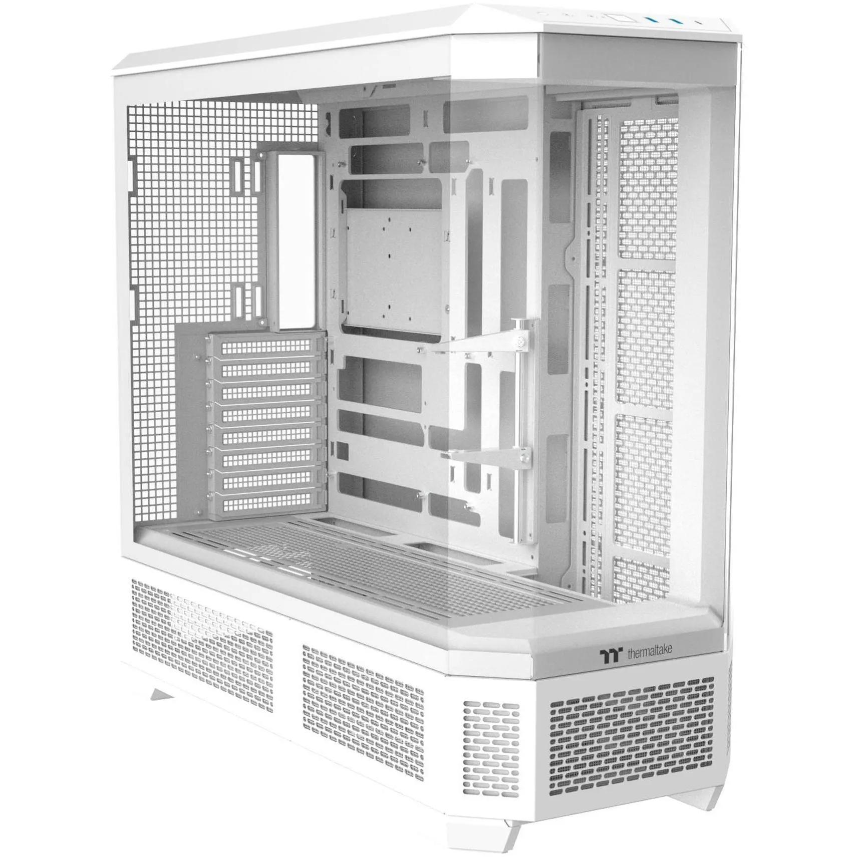 A large main feature product image of Thermaltake View 600 Tempered Glass Full Tower Case (Snow)