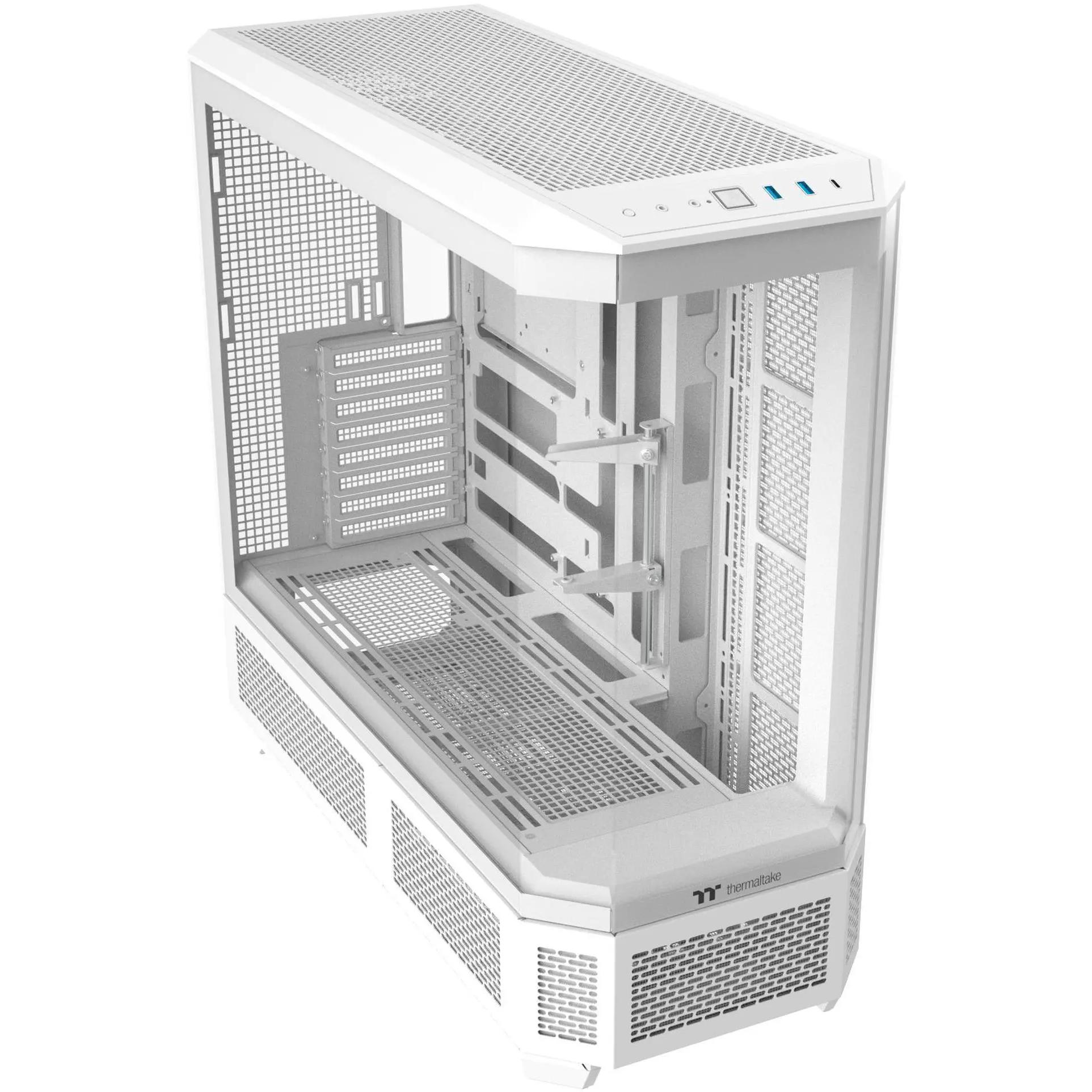 A large main feature product image of Thermaltake View 600 Tempered Glass Full Tower Case (Snow)