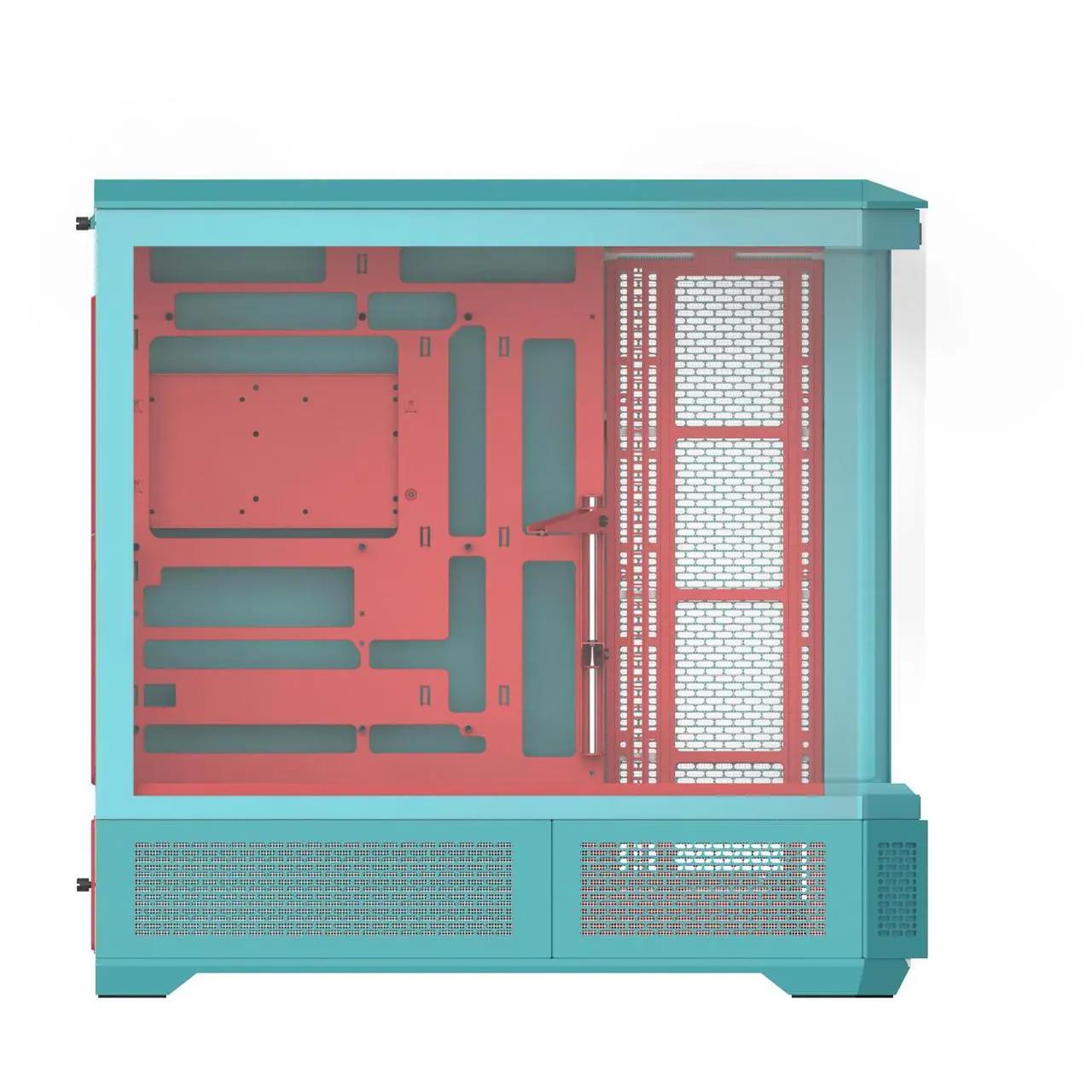 A large main feature product image of Thermaltake View 600 Tempered Glass Full Tower Case (Mint Strawberry)