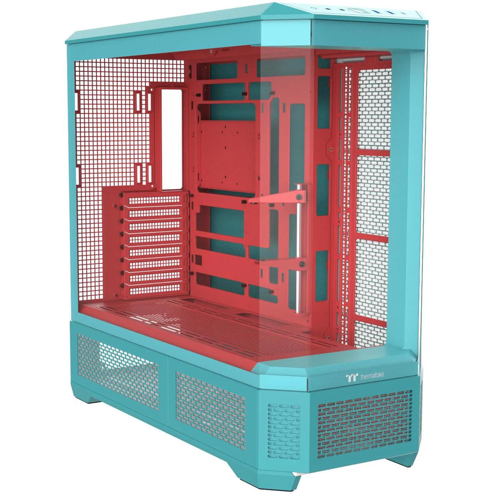 A large main feature product image of Thermaltake View 600 Tempered Glass Full Tower Case (Mint Strawberry)