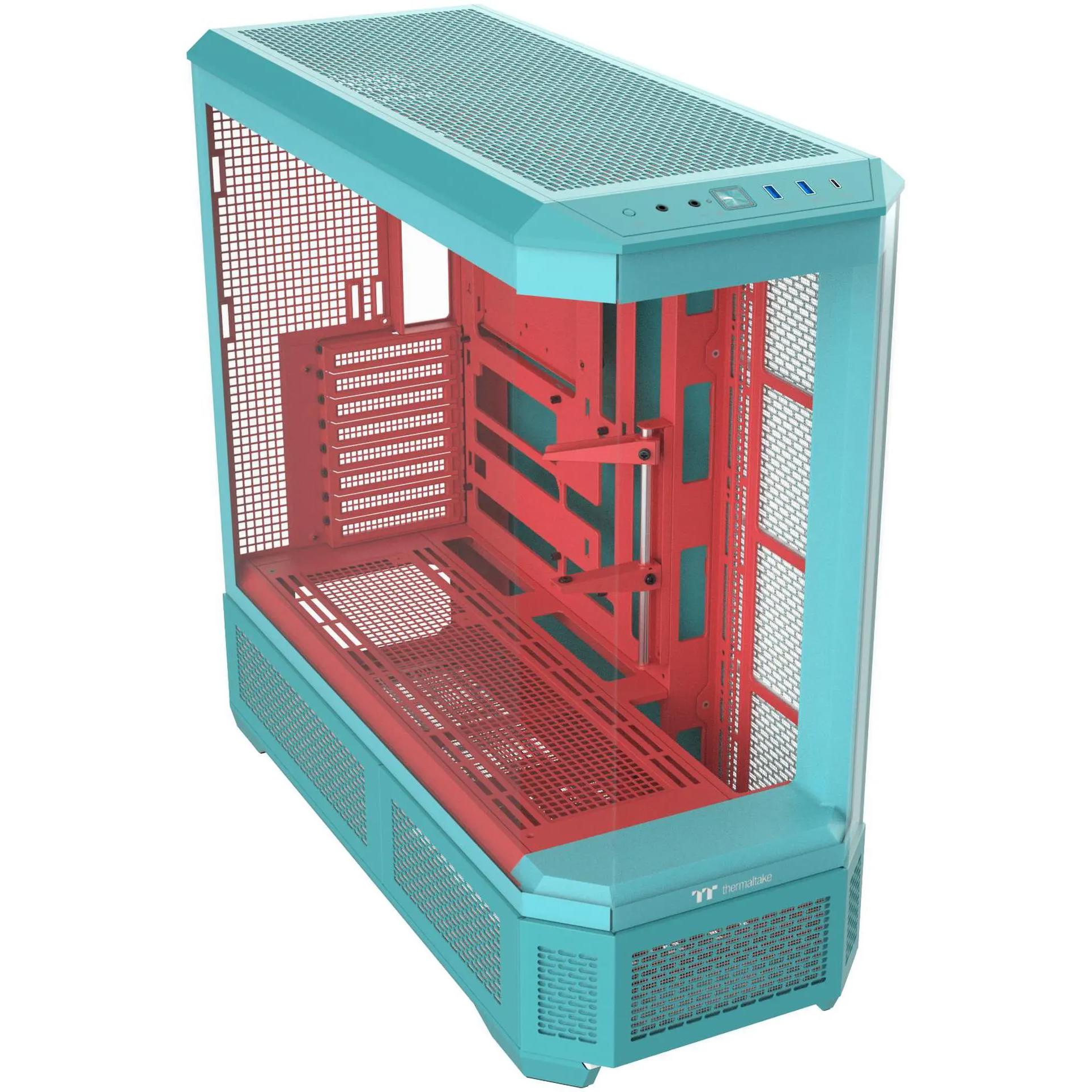 A large main feature product image of Thermaltake View 600 Tempered Glass Full Tower Case (Mint Strawberry)