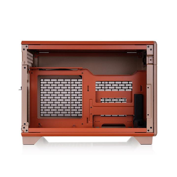 A large main feature product image of Thermaltake TR100 - SFF Mini ITX Case (Gravel Sand)