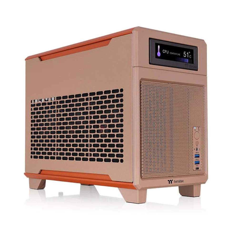 Thermaltake TR100 - SFF Mini ITX Case (Gravel Sand)