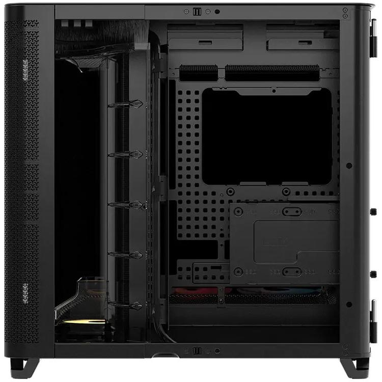 A large main feature product image of Corsair AIR 5400 RS-R ARGB Triple-Chamber Mid Tower Case (Black)