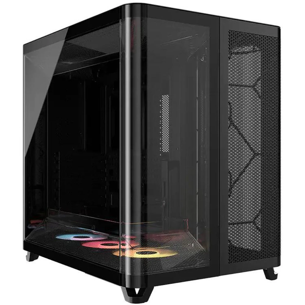 Corsair AIR 5400 RS-R ARGB Triple-Chamber Mid Tower Case (Black)
