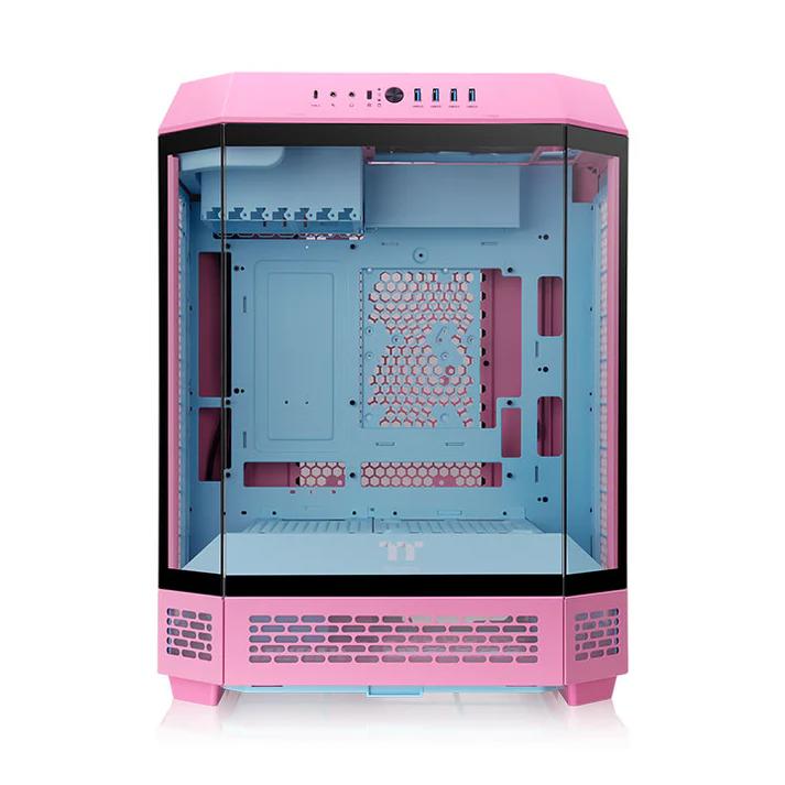 A large main feature product image of Thermaltake The Tower 600 - Mid Tower Case (Bubble Pink)