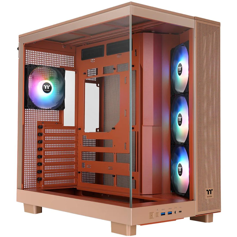 Thermaltake View 380 XL Tempered Glass ARGB Mid Tower Case (Gravel Sand)