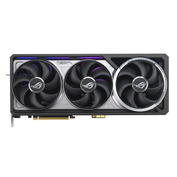 A large main feature product image of ASUS GeForce RTX 5090 ROG Astral BTF OC 32GBG GDDR7