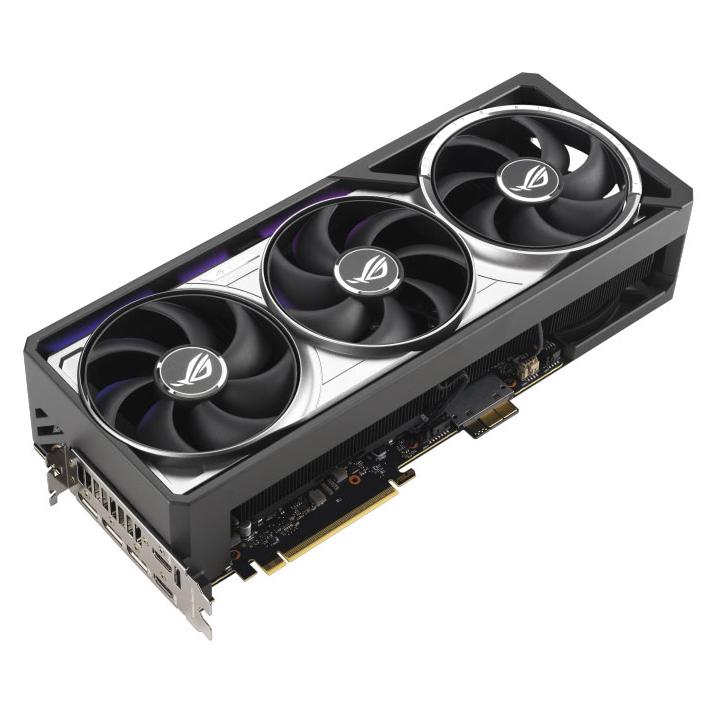 A large main feature product image of ASUS GeForce RTX 5090 ROG Astral BTF OC 32GBG GDDR7