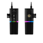 A small tile product image of HyperX FlipCast - XLR/USB Dynamic Microphone
