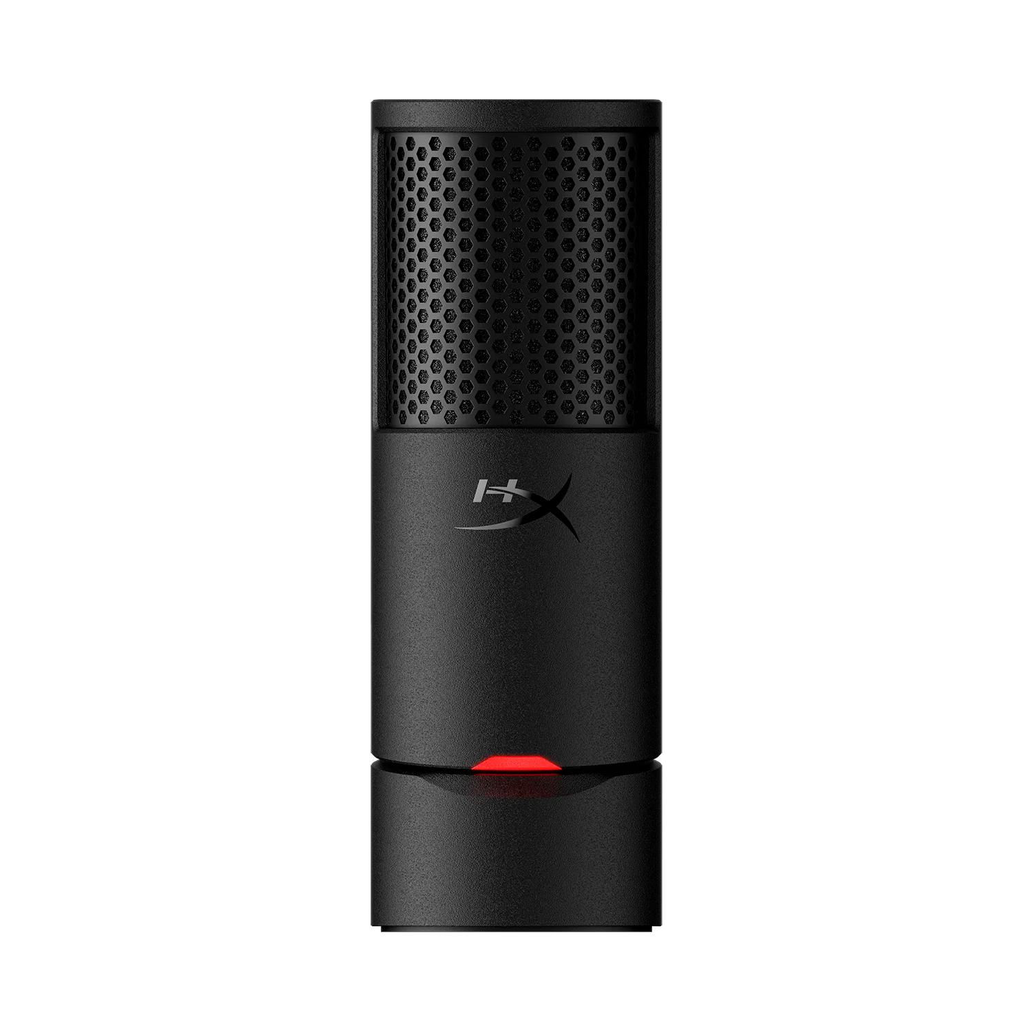 A large main feature product image of HyperX SoloCast 2 - USB Condenser Microphone (Black)