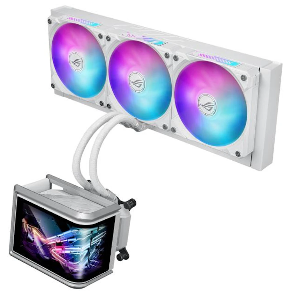 ASUS ROG Ryuo IV SLC 360 ARGB 360mm AIO Liquid CPU Cooler (White)