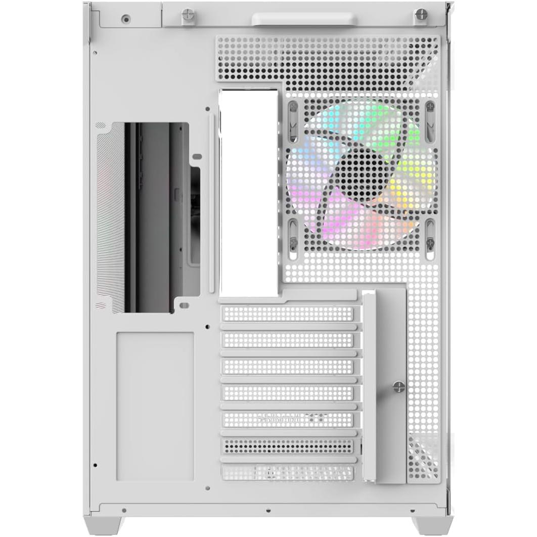 A large main feature product image of Thermaltake View 380 WS ARGB - Mid Tower Case Wood Edition (White)