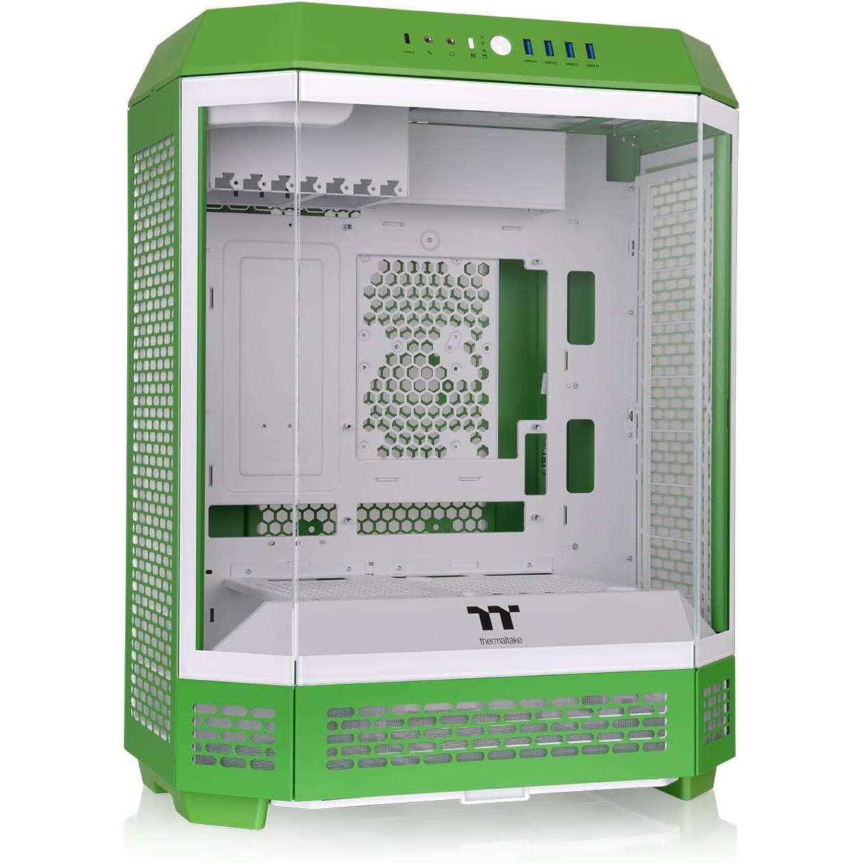 A large main feature product image of Thermaltake The Tower 600 - Mid Tower Case (Light-year Green)