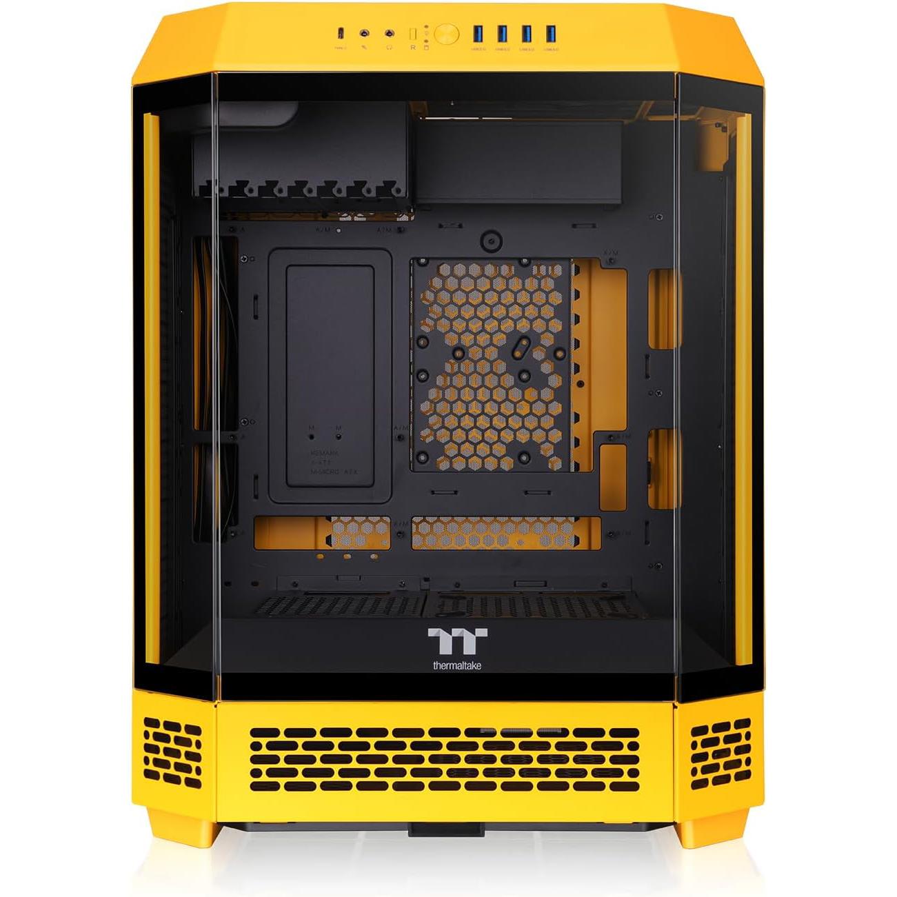 A large main feature product image of Thermaltake The Tower 600 - Mid Tower Case (Bumblebee)