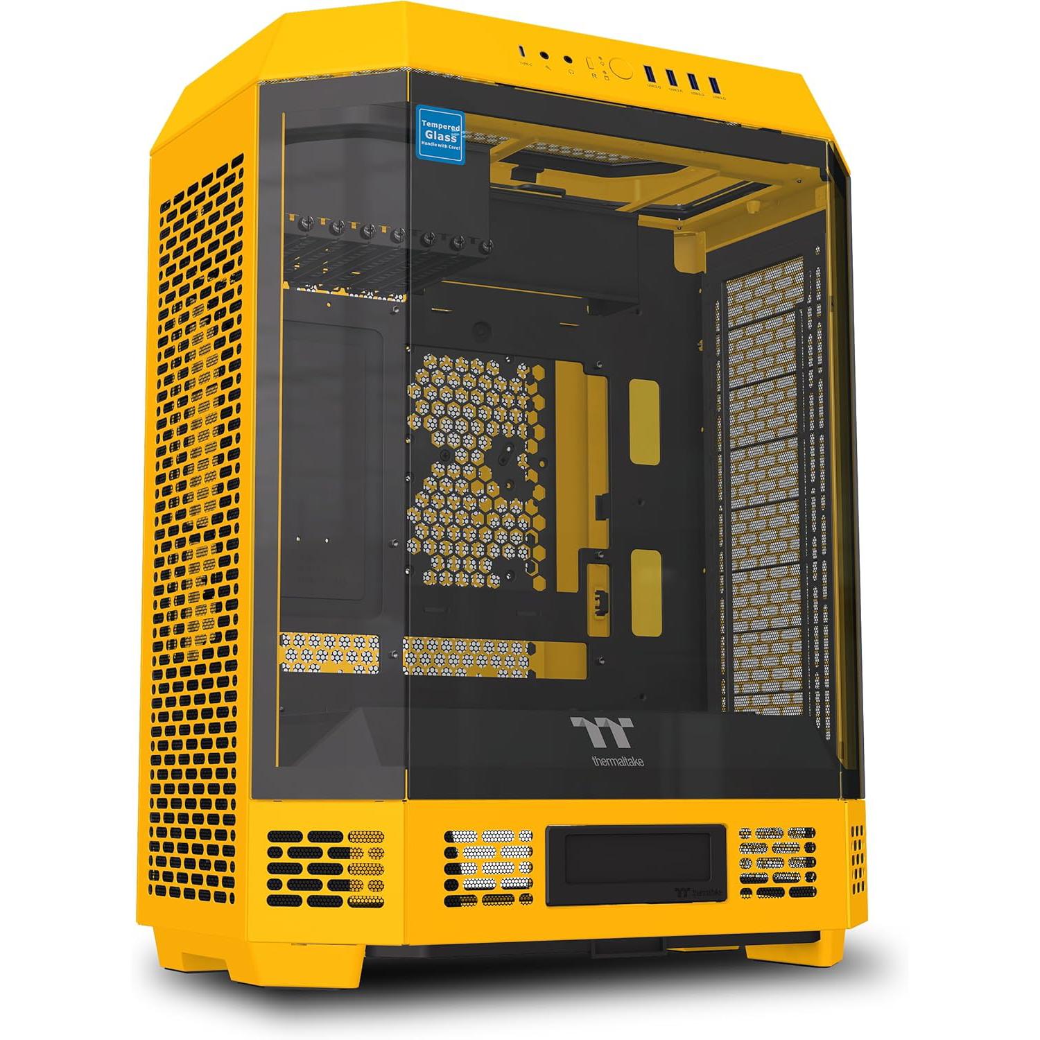 A large main feature product image of Thermaltake The Tower 600 - Mid Tower Case (Bumblebee)