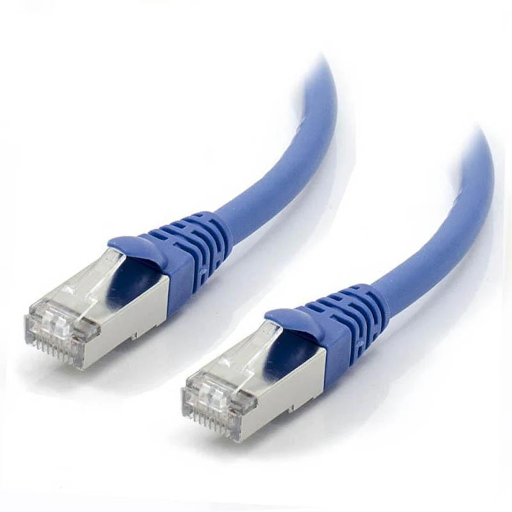 ALOGIC 10m Blue 10GbE Shielded CAT6A LSZH Network Cable