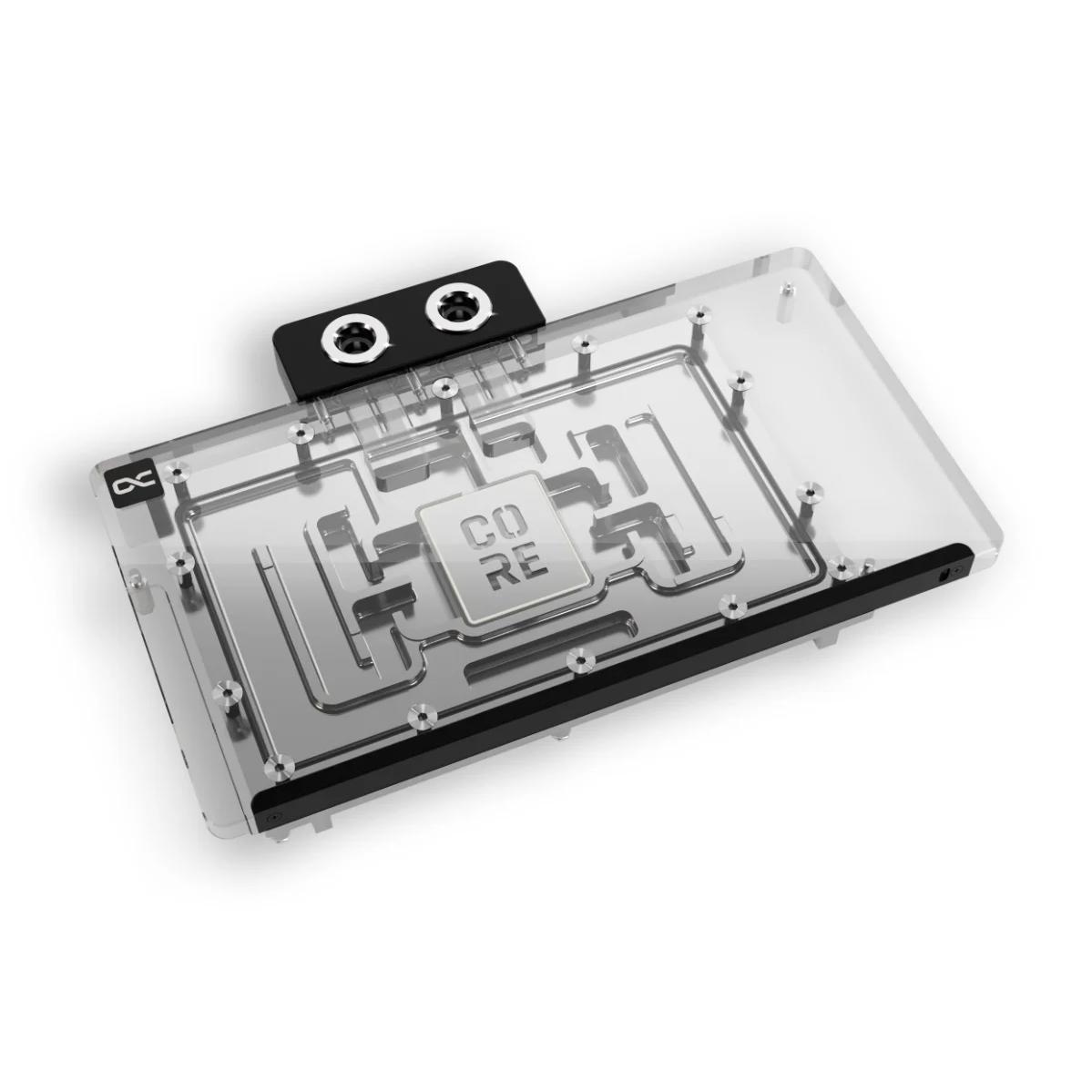 A large main feature product image of Alphacool Core GeForce RTX 5090 Gaming/Windforce GPU Water Block