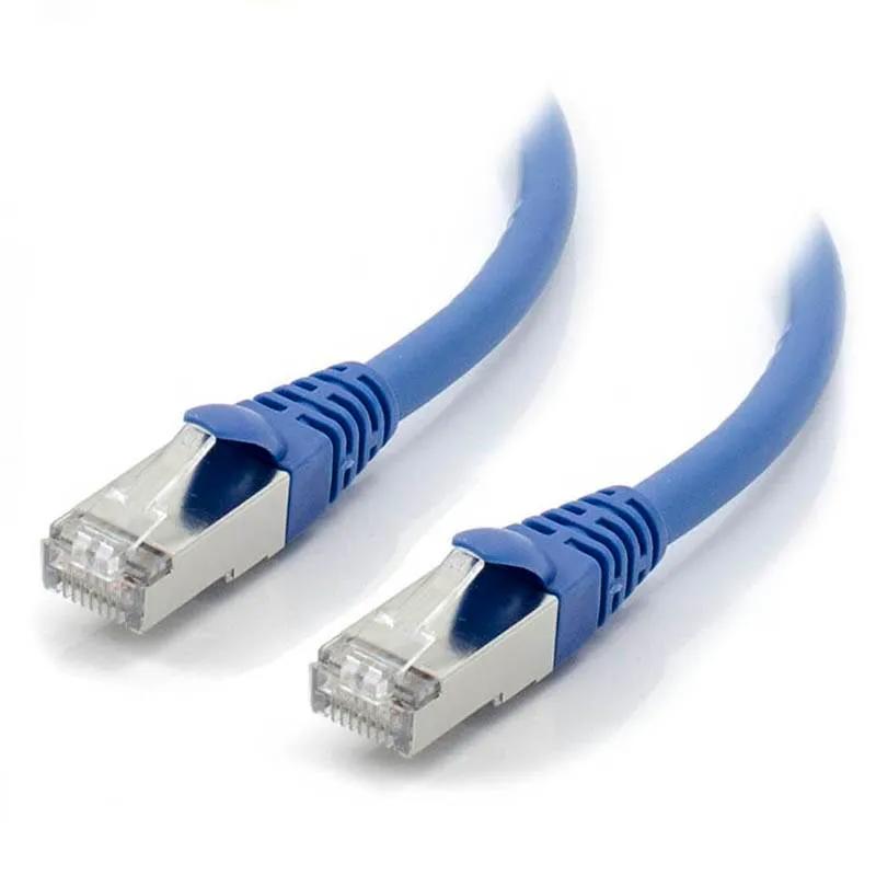 A large main feature product image of ALOGIC 3m Blue 10GbE Shielded CAT6A LSZH Network Cable