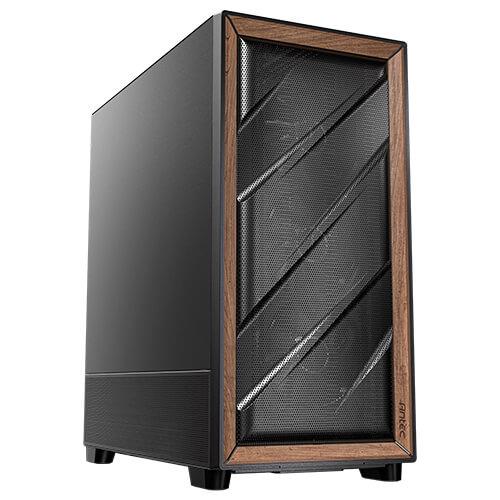 A large main feature product image of Antec Flux SE - Mid Tower ATX Case (Black)