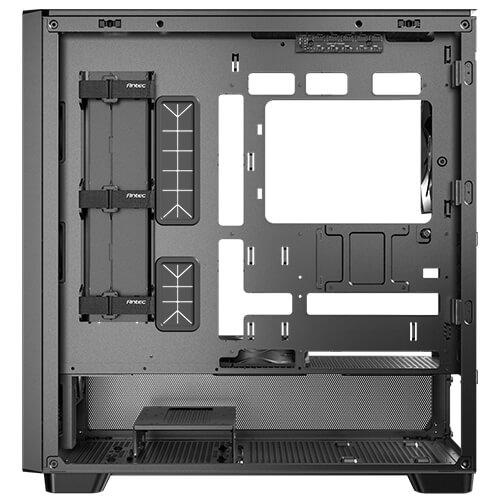 A large main feature product image of Antec Flux SE - Mid Tower ATX Case (Black)