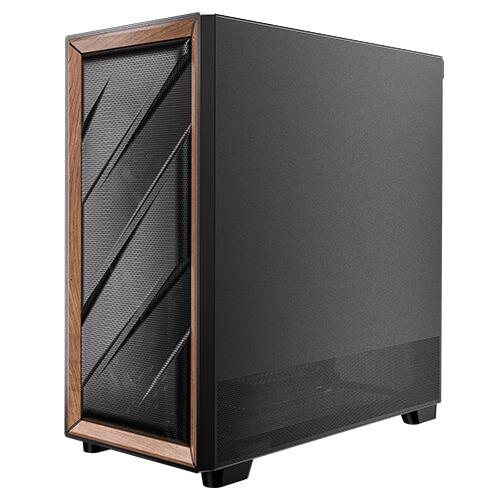 A large main feature product image of Antec Flux SE - Mid Tower ATX Case (Black)