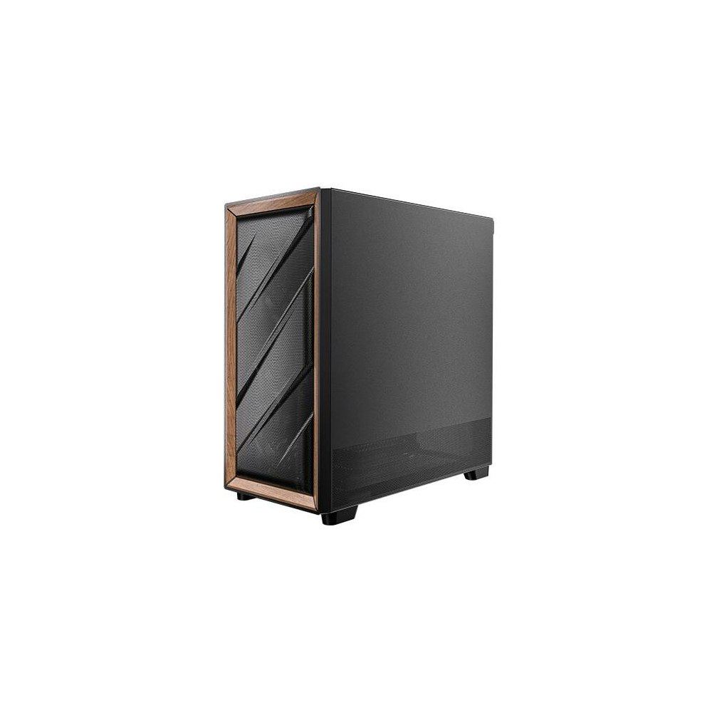 A large main feature product image of Antec Flux SE - Mid Tower ATX Case (Black)