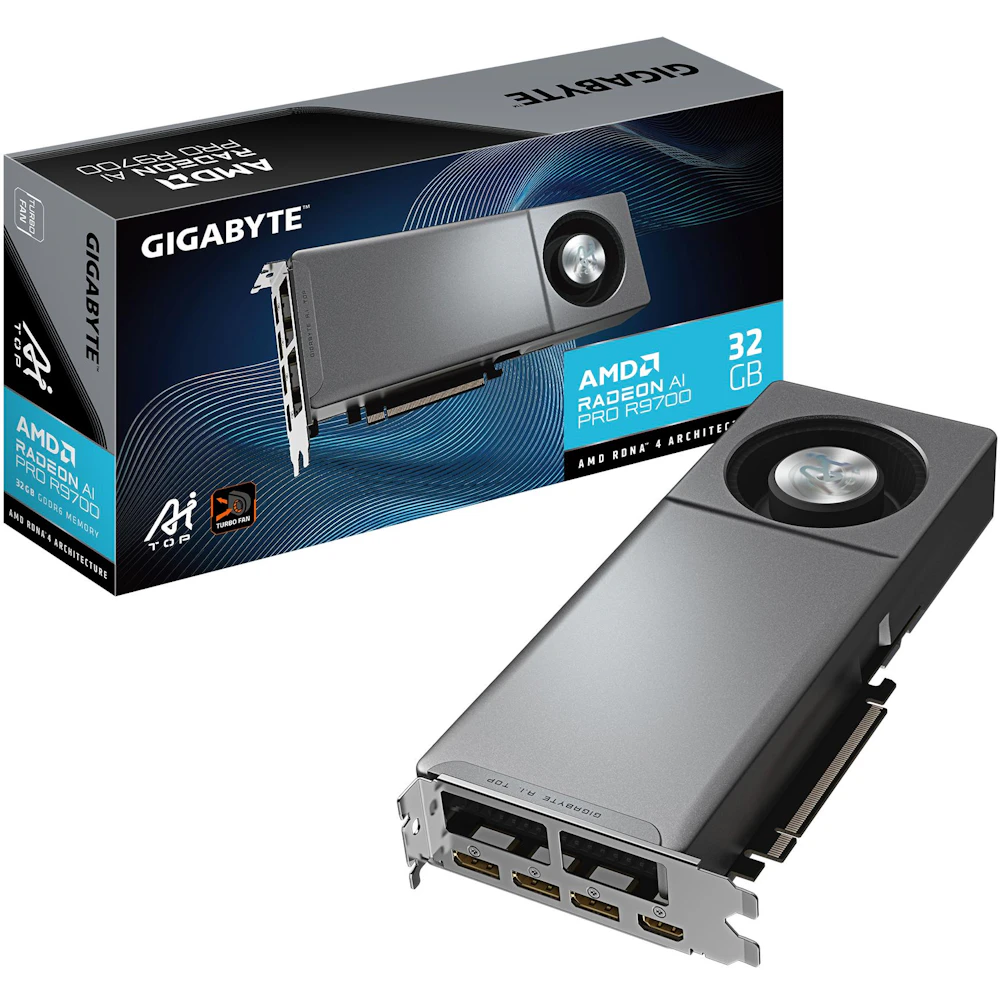 Gigabyte Radeon R9700 Ai Top 32GB GDDR6