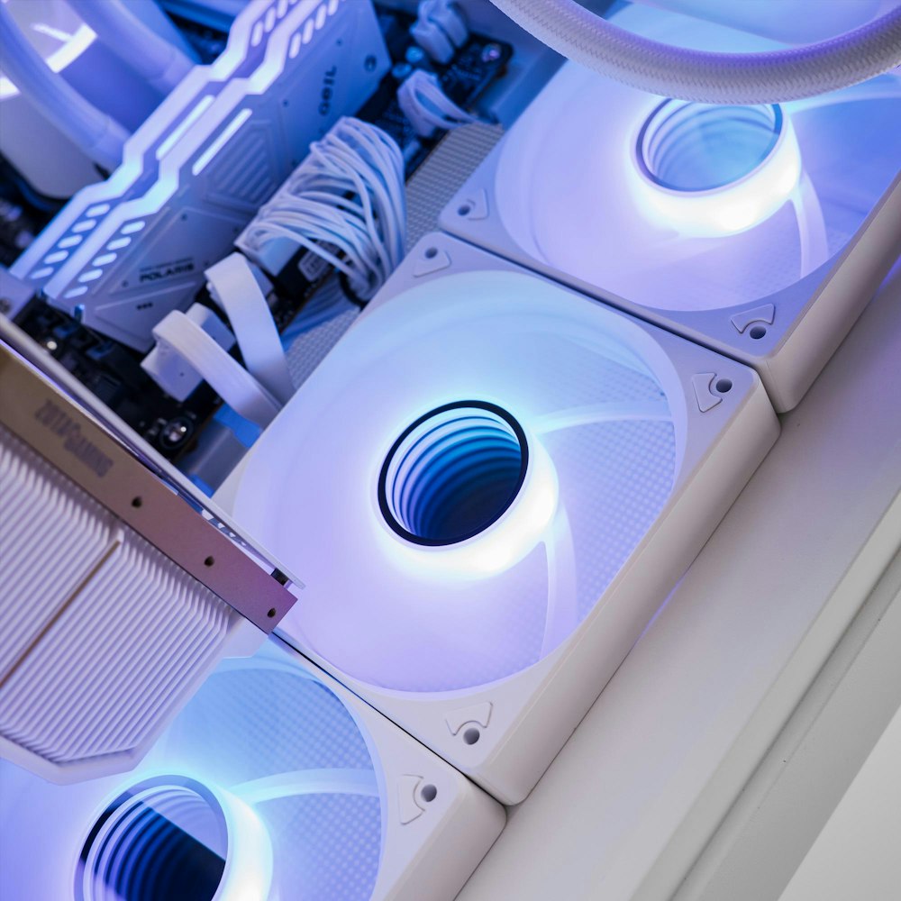 A large main feature product image of PLE Eclipse RTX 5080 Prebuilt Ready To Go Gaming PC