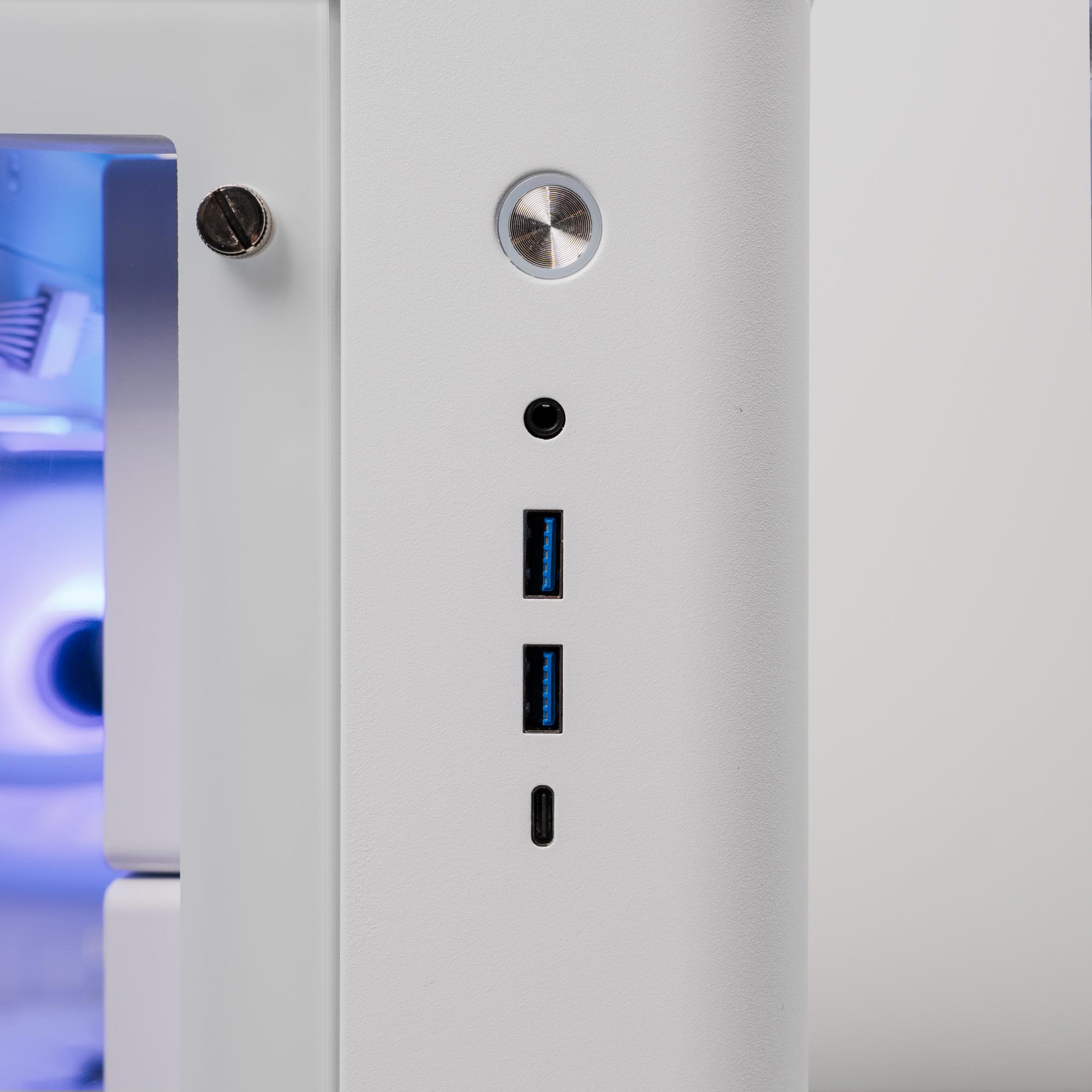 A large main feature product image of PLE Eclipse RTX 5080 Prebuilt Ready To Go Gaming PC