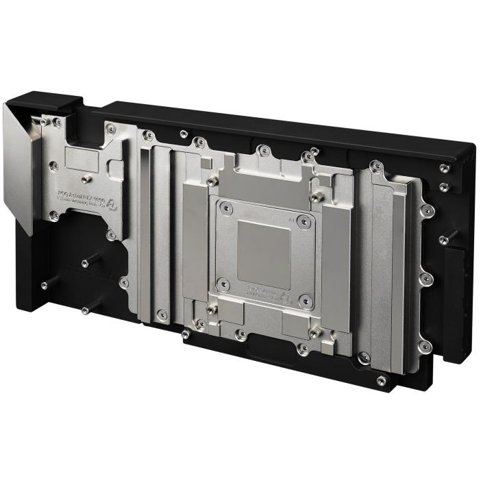 A large main feature product image of Thermal Grizzly DeltaMate ROG Astral RTX 5090 GPU Water Block