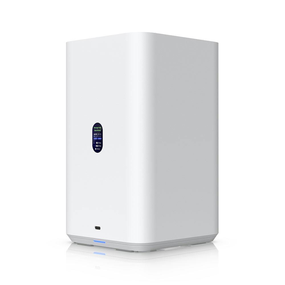 A large main feature product image of Ubiquiti UniFi UNAS 2-Bay (White)