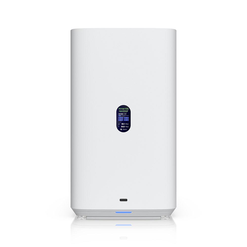 A large main feature product image of Ubiquiti UniFi UNAS 4-Bay (White)