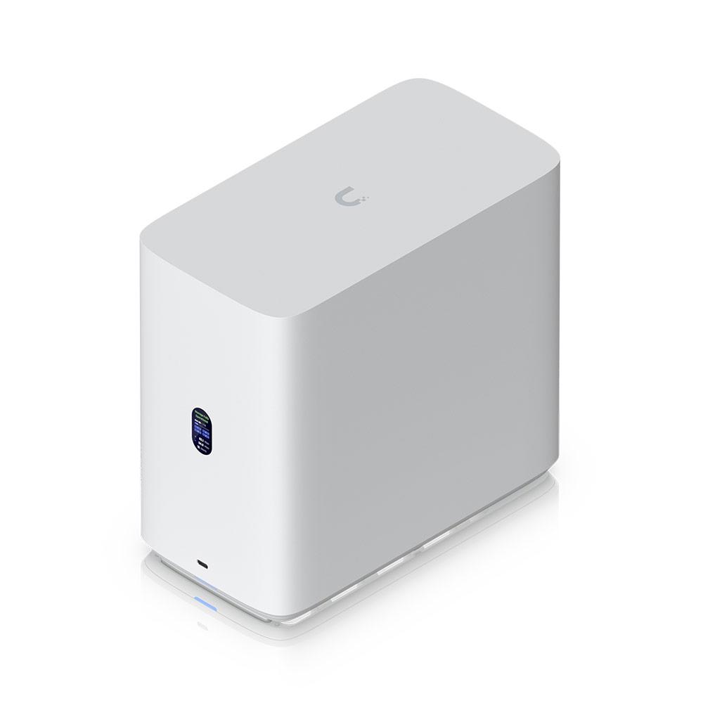 A large main feature product image of Ubiquiti UniFi UNAS 4-Bay (White)