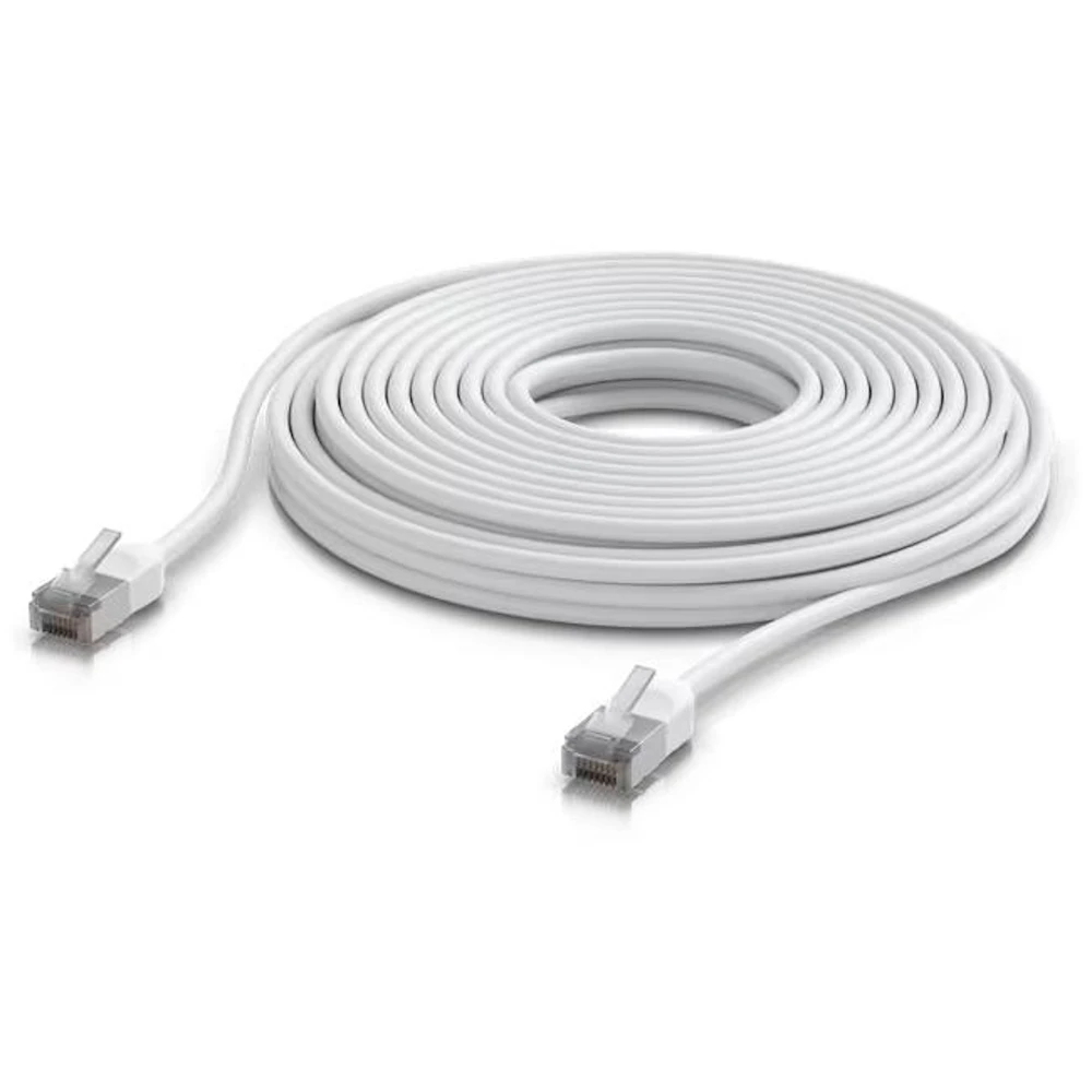 Ubiquiti Premium Ultra-Thin Rugged Shielded Outdoor Cat6A Patch Cable - 12m
